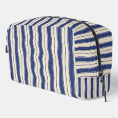 Bleu et blanc ondulé Imprimer Couper Sac à coudre (Coin droit)