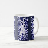 Bleu et blanc Rabat Chine Tile de Mug Dedham Cobal (Devant droit)