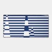 Bleu et blanc sur bandes (Recto)