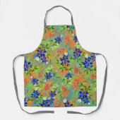 Bleu-et-Bleu et tablier de pinceau indien (Recto)