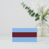 Bleu et Carte de visite Brown AJUSTABLE (Debout devant)