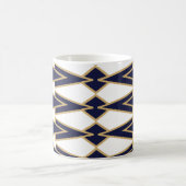 Bleu et Gold Bowties Café Mug (Centre)