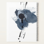 Bleu et noir Splash II | Paint noir bleu (Dos)