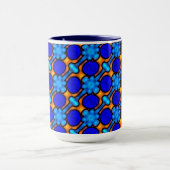 Bleu et orange de conception de Jimette de TASSE (Centre)