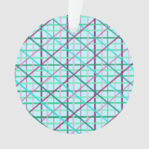 Bleu et Rose À damiers Motif