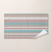 Bleu et rose clair (Serviette à main)