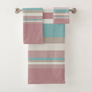 Bleu et rose clair