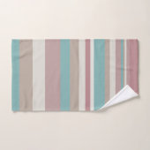 Bleu et rose clair (Serviette à main)