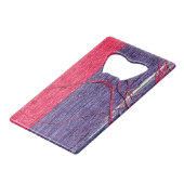 Bleu et rouge en soie thaïlandaise artisanale (Dos Angle)