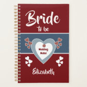 Bleu et rouge profond Mariée pour être des notes M (Devant)