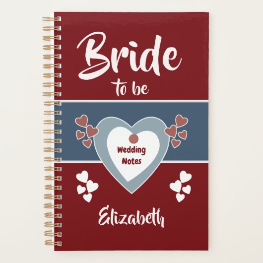 Bleu et rouge profond Mariée pour être des notes M (Devant)