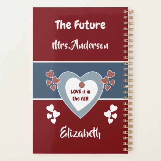 Bleu et rouge profond Mariée pour être des notes M (Dos)