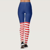 Bleu et rouge Trump 2024 Leggings (Dos)