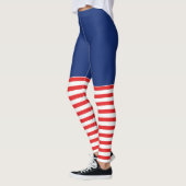 Bleu et rouge Trump 2024 Leggings (Gauche)