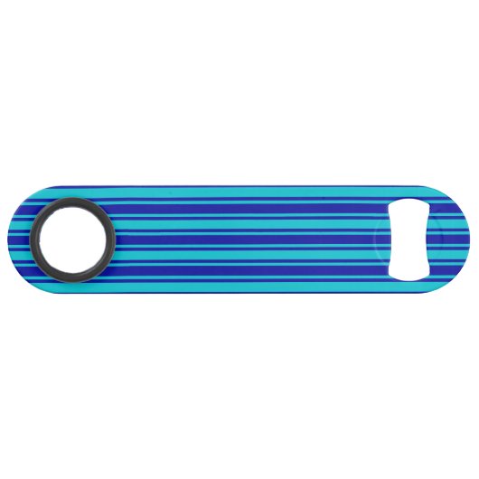 Bleu et turquoise bandes bonbons (Devant (Horizontal))