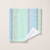 Bleu et vert Abstrait (Gant de toilette)