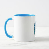 Bleu et vert amour Bali Mug (Gauche)