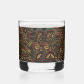 Bleu éthérée "Cosmic Interlock" Verre Tumbler 12o (Droite)