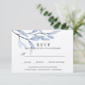 Bleu éthérée | MARIAGE RSVP REPAS CHOIX (Debout devant)