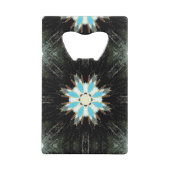 bleu étoile éclatante géométrique noir (Dos)