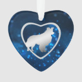 Bleu étoile feux Bordure Collie Chien (devant)