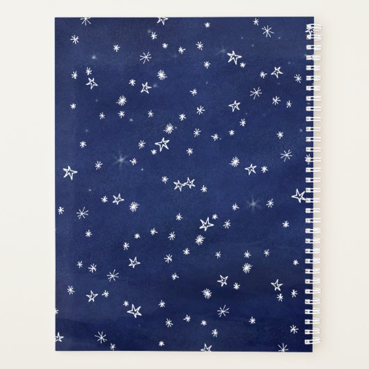 Bleu étoile nuit et donc l'aventure commence (Dos)