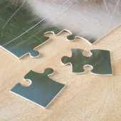 Bleu Eyed Tabby Cat Jigsaw Puzzle (Côté)