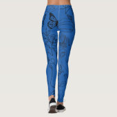 Bleu faces Leggings (Dos)