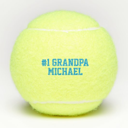 Bleu fait sur commande de balle de tennis de fête (Devant)