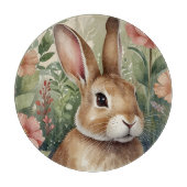 Bleu Fleurs et Bunny Dream Planche à découper en v (Devant)