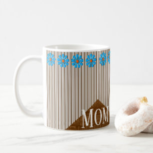 Bleu Fleurs Fraîches Mug