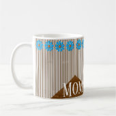 Bleu Fleurs Fraîches Mug (Gauche)