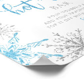 Bleu flocons de cacao Hot bar Poster (Coin)