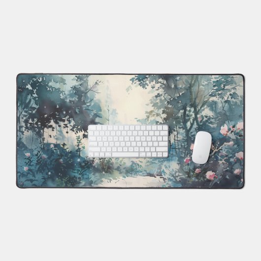 Bleu Floral (Clavier et souris)