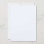 Bleu Floral Graduation Party Invitation (Dos)