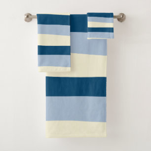 Bleu foncé, Bleu clair et Crème