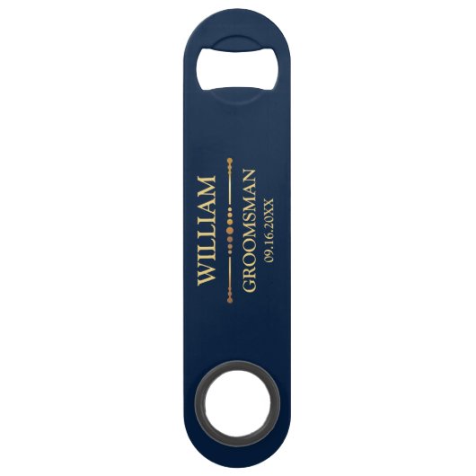 Bleu foncé et or (Devant)