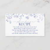 Bleu Français Apportez Une Carte De Boîtier À Rece (Devant)