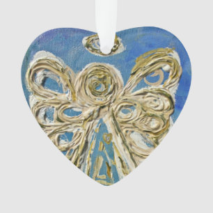 Bleu Gardien Angel Cadeau Ornement de vacances
