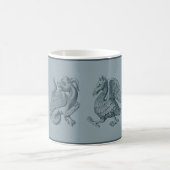 Bleu Gargoyles Café Mug (Centre)