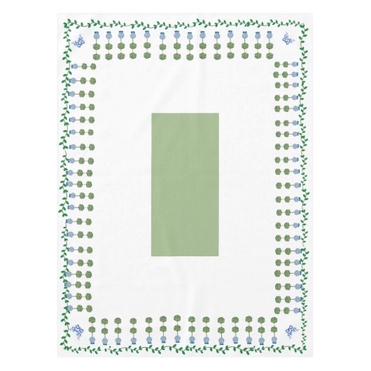 Bleu Ginger Jars Jar Topiary Vine nappe (Devant)