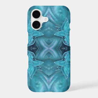 Bleu givrage Abstrait
