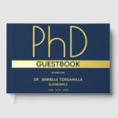 Bleu Gold Foil PhD (Recto)