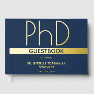Bleu Gold Foil PhD