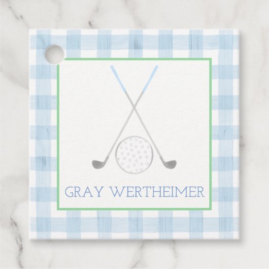 Bleu Golf Club Favoriser les étiquettes (Devant)