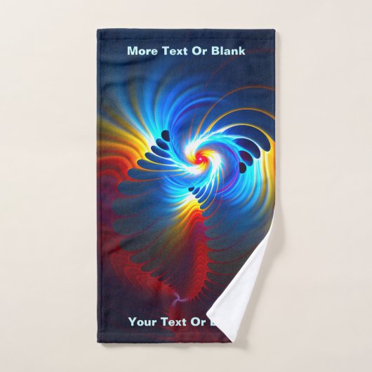 Bleu gravitationnel (Serviette à main)