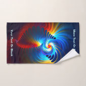 Bleu gravitationnel (Serviette à main)