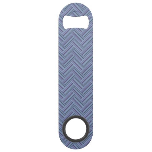 Bleu gris rayures motif double tissage (Devant)