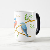 Bleu Grosse Mug Magique (Devant droit)