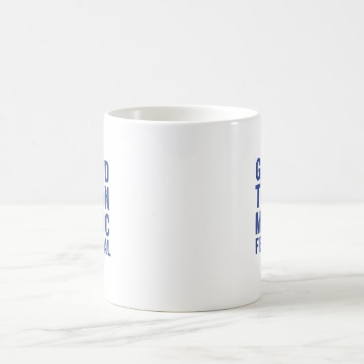 Bleu GTMF Logo Café Mug (Centre)